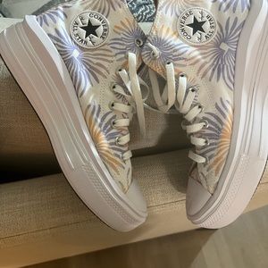 Woman chuck taylor Colorful allstar move Platform sneakers.